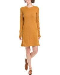 InCashmere - Solid Cashmere T-shirt Dress - Lyst