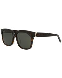 Saint Laurent Slm40fn 55mm Sunglasses - Black