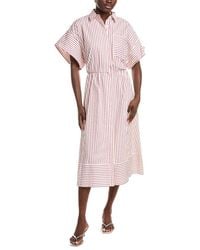 Maje - Rhinestone Midi Shirtdress - Lyst