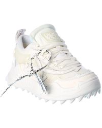 Off-White c/o Virgil Abloh ? Odsy 1000 Leather & Mesh Trainer - White