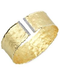I. REISS - 14k 0.31 Ct. Tw. Diamond Cuff Bracelet - Lyst