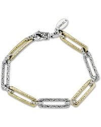 Samuel B. - 18k & Silver Paperclip Bracelet - Lyst