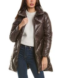 Herno - A-shape Diamond Quilted Down Coat - Lyst