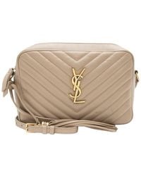 Saint Laurent - Matelasse Calfskin Monogram Lou Camera Bag (Authentic Pre- Loved) - Lyst