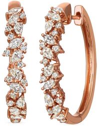Le Vian - ® 14k Rose Gold 1.51 Ct. Tw. Diamond Earrings - Lyst