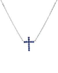 Gemstones - 0.24 Ct. Tw. Sapphire Necklace - Lyst