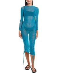 Haight - Let Mesh Midi Dress - Lyst