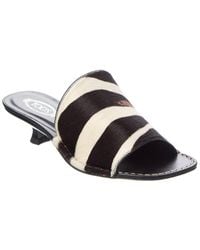 Tod's - Haircalf Sandal - Lyst