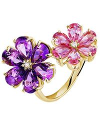 Kai Fine Jewelry - 14K 3.33 Ct. Tw. Diamond & Gemstone Cocktail Ring - Lyst