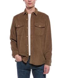 Faherty - Stretch Terry Corduroy Workshirt - Lyst