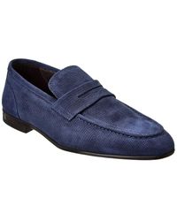 M by Bruno Magli - Lauro Suede Loafer - Lyst