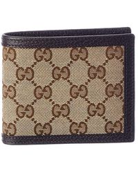 Gucci - Original GG Canvas & Leather Wallet - Lyst