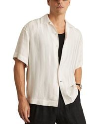 Reiss - Melba Stripe Jacquard Shirt - Lyst