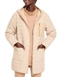 NIC+ZOE - Nic + Zoe Hooded Quilted Reversible Coat - Lyst