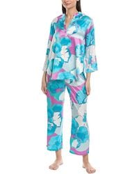 Natori - 2Pc Floria Mandarin Pajama Set - Lyst