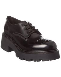 Celine - Triomphe Leather Derby - Lyst
