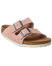 Birkenstock - Arizona Bs Narrow Fit Suede Sandal - Lyst