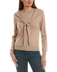 InCashmere - 100% Cashmere Scarf Sweater - Lyst