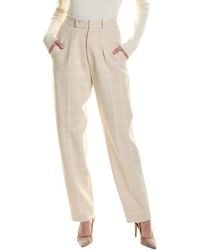 St. John - Plaid Pant - Lyst