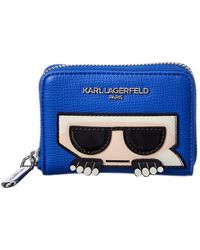 Karl Lagerfeld Maybelle Small Wallet - Blue