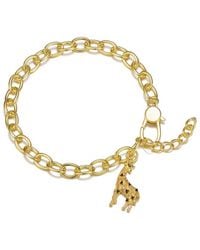 Genevive Jewelry - 14k Over Silver Cz Bracelet - Lyst