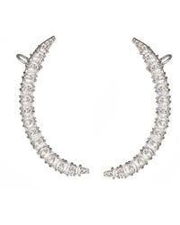 Eye Candy LA - Julia Cz Cuff Earrings - Lyst