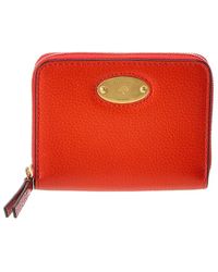 Mulberry - Plaque Small Leather Coin Purse - Lyst
