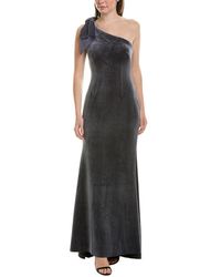 floral appliqué lace gown eliza j