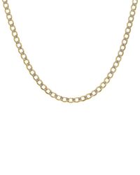 Italian Gold - 10K Pave 4.3Mm Semi-Solid Cuban Link Chain - Lyst