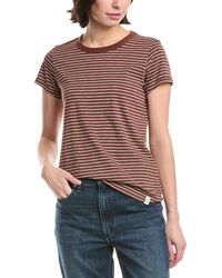 Rag & Bone - The Slub Striped T-Shirt - Lyst