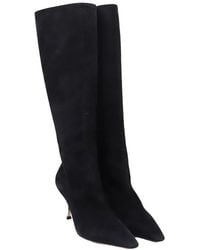 Dior - Suede High-Heeled Knee-High Boot (Authentic Pre-Loved) - Lyst