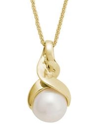 Pearls - 14K Akoya Pearl Necklace 8.5Mm - Lyst