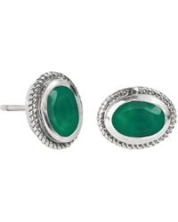 TIRAMISU - Silver 1.50 Ct. Tw. Green Onyx Earrings - Lyst