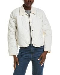 Marion - Quilted Buttoned Collar Jacket - Lyst