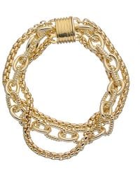 Juvell - 18k Plated Link Bracelet - Lyst