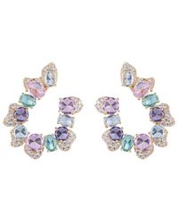 Eye Candy LA - Luxe Collection Princess Cubic Zirconia Crystal Pastel Earrings - Lyst