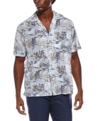 Isaia - Silk-Blend Sport Shirt - Lyst