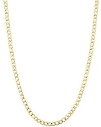 Italian Gold - 14k Miami Cuban Chain Necklace - Lyst