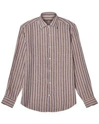 Robert Talbott - Morgan Multi Check Linen Shirt - Lyst