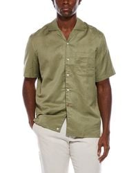 Isaia - Linen & Silk-Blend Sport Shirt - Lyst