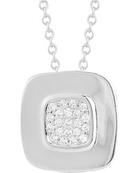 I. REISS - 14k 0.13 Ct. Tw. Diamond Pendant Necklace - Lyst