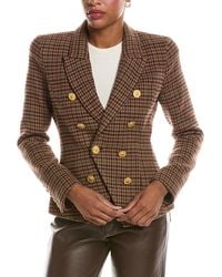 L'Agence - Bethany Structured Blazer - Lyst