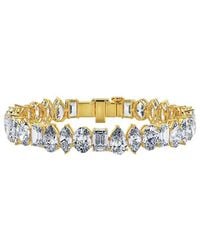 Lab Grown Diamonds - 14K 10.10 Ct. Tw. Lab-Grown Diamond Fancy Bracelet - Lyst