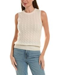 InCashmere - 100% Cashmere Cable Vest - Lyst
