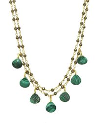 Rachel Reinhardt Jewelry - 14k Over Silver Gemstone Drop Necklace - Lyst