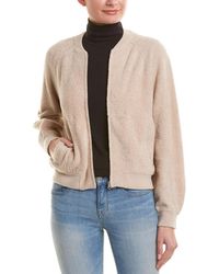 Vince Terry Bomber Jacket - Natural