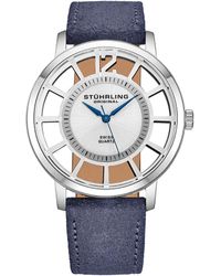 Stuhrling - Stuhrling Original Leather Watch - Lyst