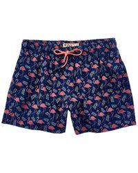 Sunset and Vine - Microfiber Woven Printed Swim Trunk - Lyst