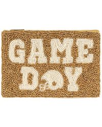 Shiraleah - Game Day Beaded Zip Pouch - Lyst