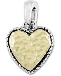 Samuel B. - 18k & Silver Heart Pendant - Lyst